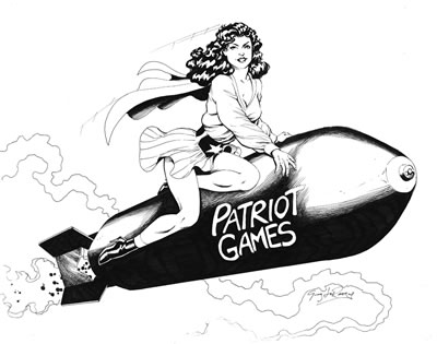 Pat Patriot, pencils and inks by comics artist Greg LaRocque
