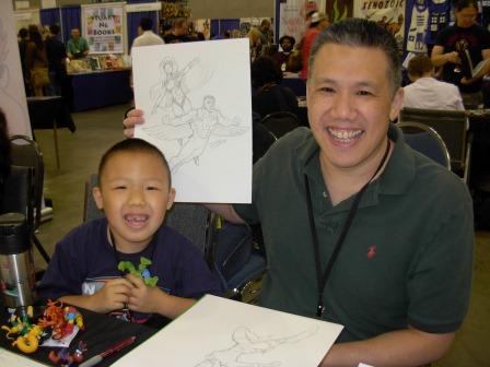 Ron Lim and son, Big Wow 2013