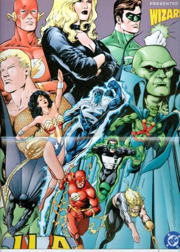 JLA: Year One mini-poster by Barry Kitson, published in Wizard Magazine
