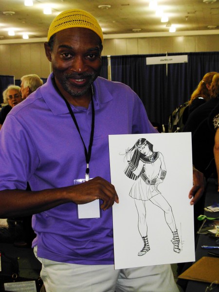 Brian Stelfreeze and Isis, Big Wow ComicFest 2014